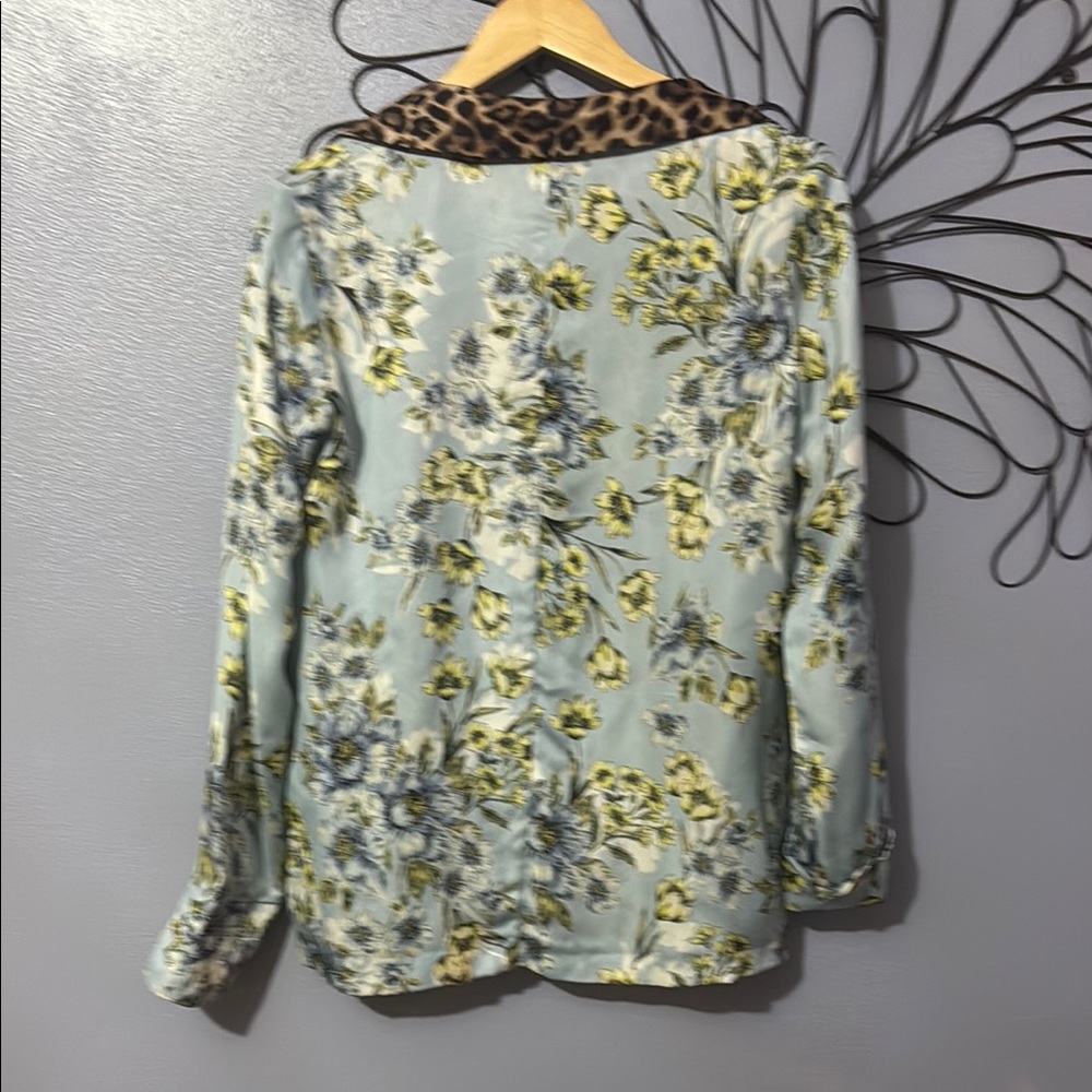 White House Black Market Leopard Print Jacket - Picture 5 of 5